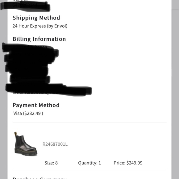 Dr. Martens Women's 2976 Quad Chelsea Boot - BlackSize: 8 - Picture 9 of 9